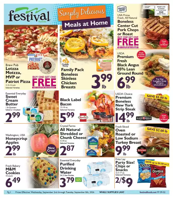 Festival Foods catalogue | Festival Foods weekly ad | 2026-09-02T00:00:00.000Z - 2026-09-08T00:00:00.000Z