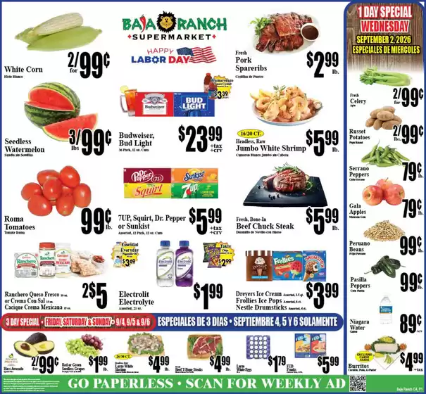 Baja Ranch catalogue | Baja Ranch weekly ad | 2026-09-02T00:00:00.000Z - 2026-09-08T00:00:00.000Z