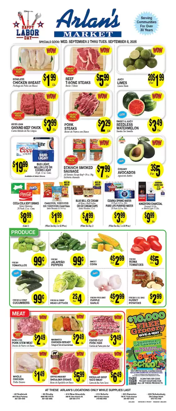 Arlan's Market catalogue in Humble TX | Arlan's Market weekly ad | 2026-09-02T00:00:00.000Z - 2026-09-08T00:00:00.000Z