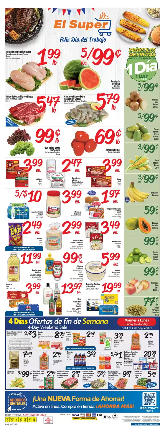 El Super catalogue | Offers for bargain hunters | 2026-09-02T00:00:00.000Z - 2026-09-08T00:00:00.000Z
