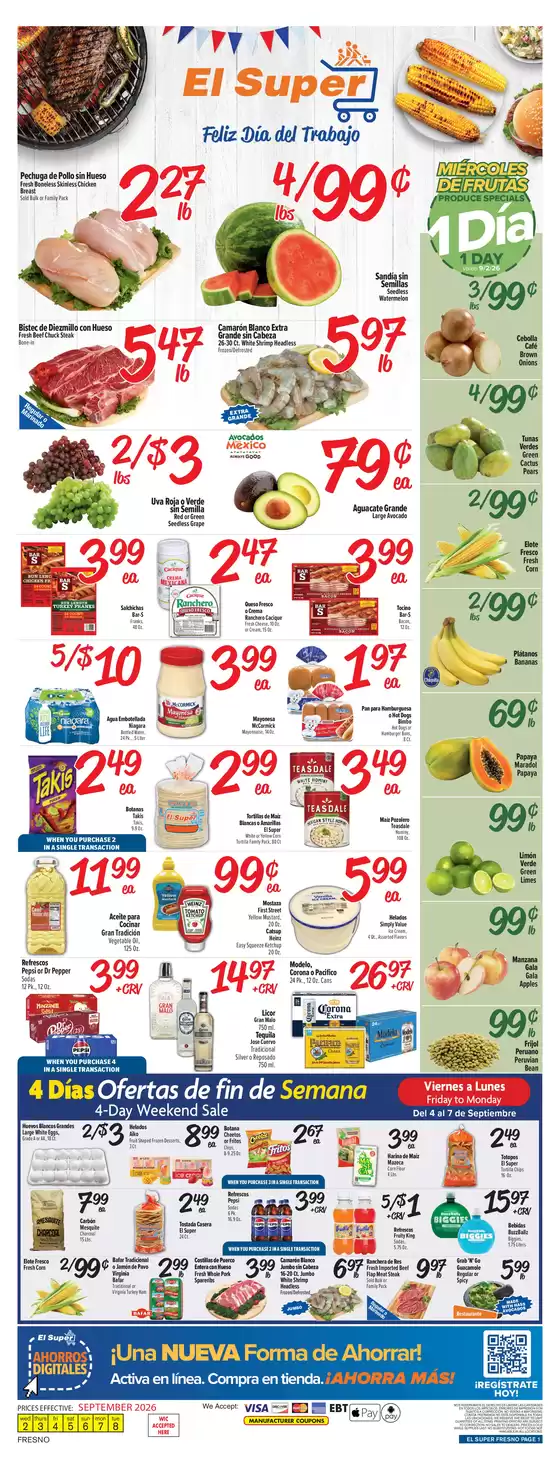 El Super catalogue | Save now with our deals | 2026-09-02T00:00:00.000Z - 2026-09-08T00:00:00.000Z