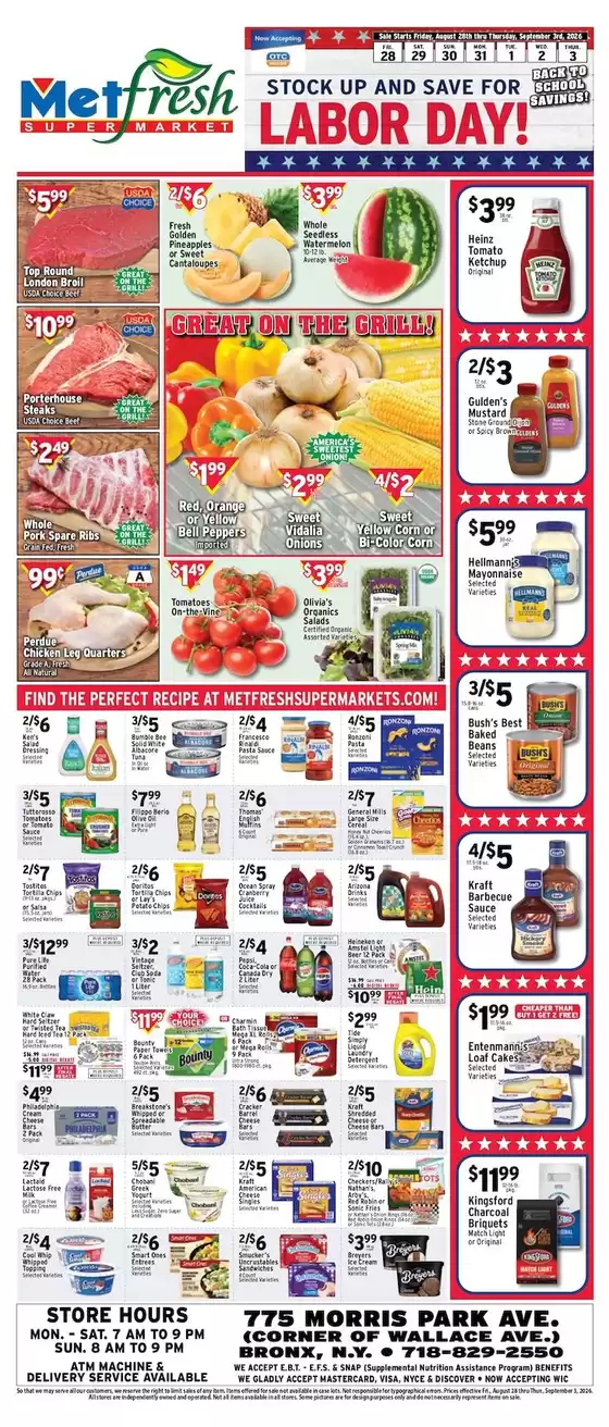 Met Foodmarkets catalogue in Northvale NJ | Exclusive bargains | 2026-08-28T00:00:00.000Z - 2026-09-03T00:00:00.000Z