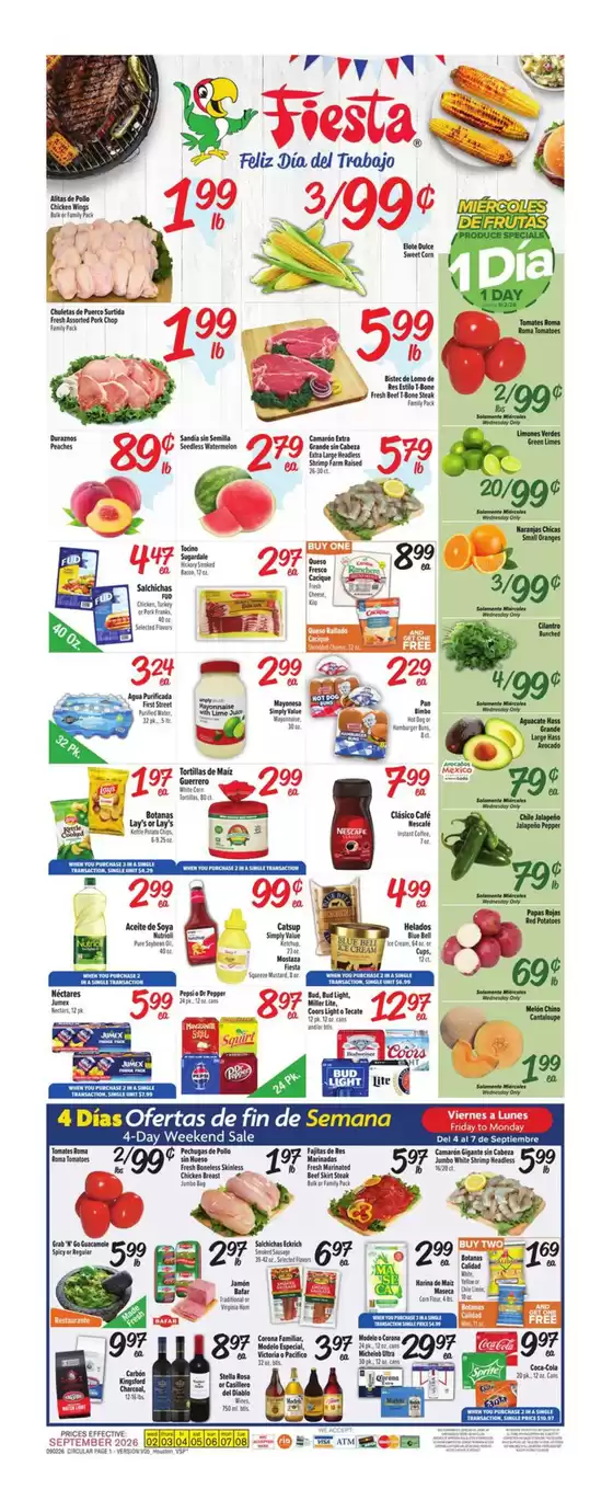 Fiesta Mart catalogue | Top deals and discounts | 2026-09-02T00:00:00.000Z - 2026-09-08T00:00:00.000Z