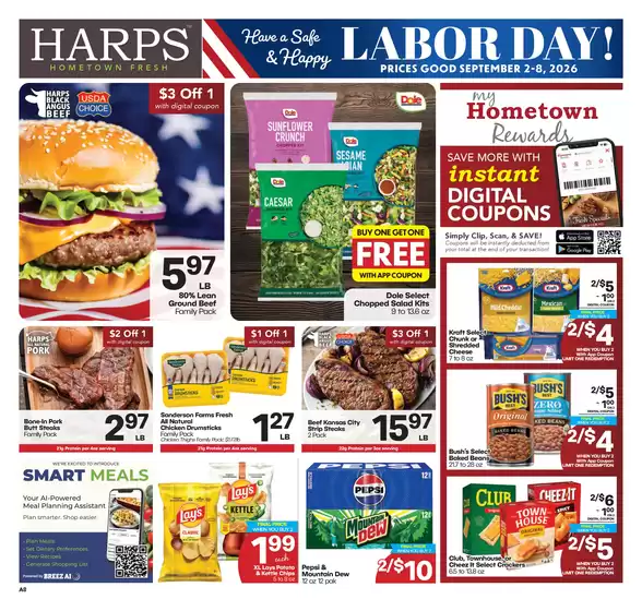Harp's Market catalogue | Top deals and discounts | 2026-09-02T00:00:00.000Z - 2026-09-08T00:00:00.000Z
