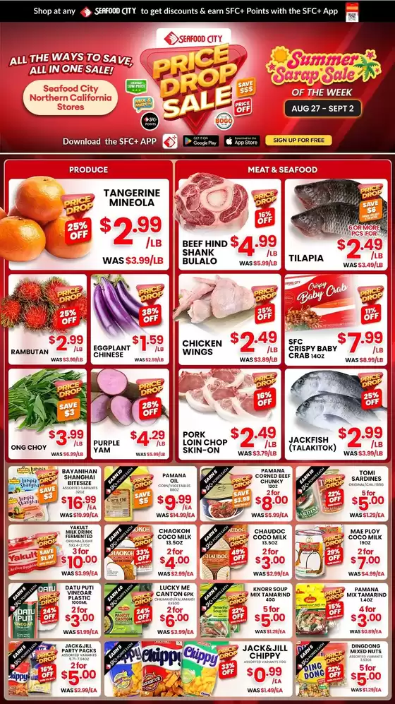 Seafood City catalogue | Seafood City weekly ad | 2026-08-27T00:00:00.000Z - 2026-09-02T00:00:00.000Z