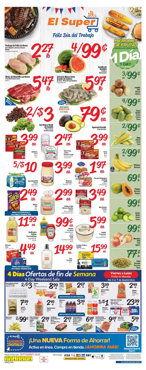 El Super catalogue | Top deals for all customers | 2026-09-02T00:00:00.000Z - 2026-09-08T00:00:00.000Z