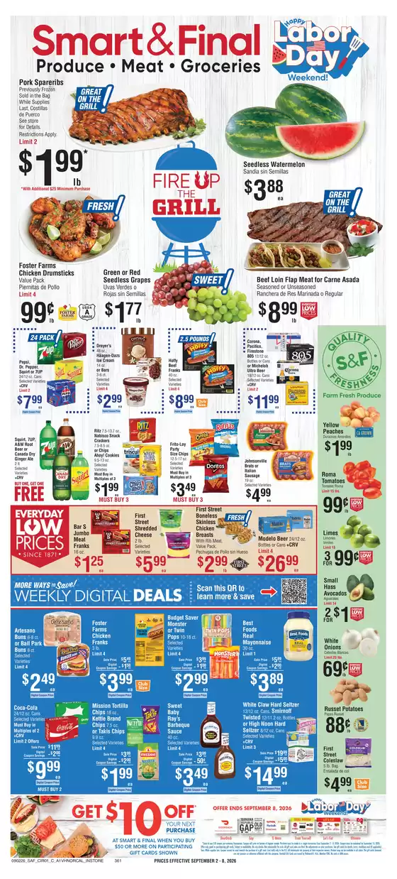 Smart & Final catalogue in Reno NV | Great offer for all customers | 2026-09-02T00:00:00.000Z - 2026-09-03T00:00:00.000Z