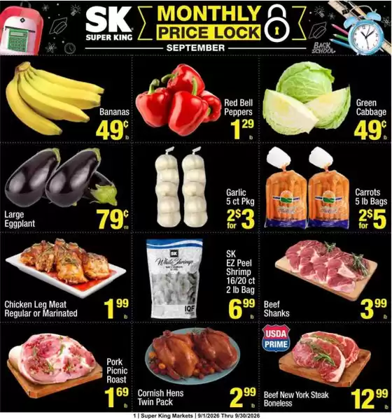 Super King Markets catalogue in Sun Valley CA | Top offers for smart savers | 2026-09-01T00:00:00.000Z - 2026-09-30T00:00:00.000Z