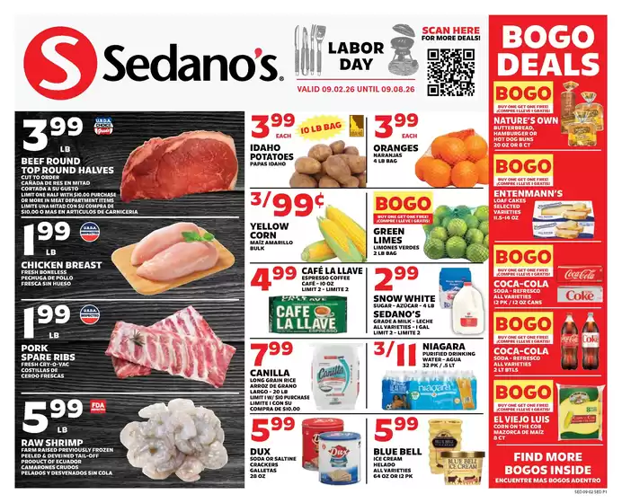 Sedano's catalogue in Florida City FL | Sedano's weekly ad | 2026-09-02T00:00:00.000Z - 2026-09-08T00:00:00.000Z
