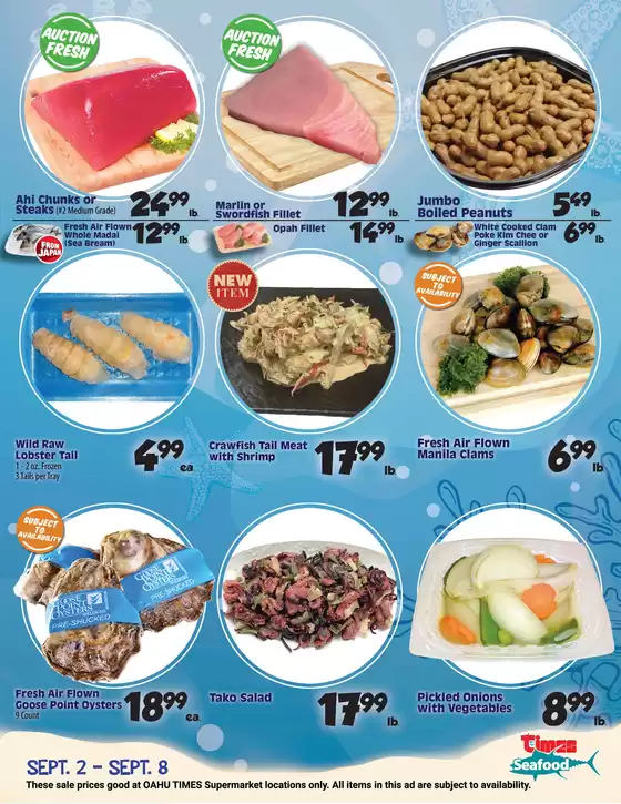 Times Supermarkets catalogue | Seafood Specials | 2026-09-02T00:00:00.000Z - 2026-09-08T00:00:00.000Z