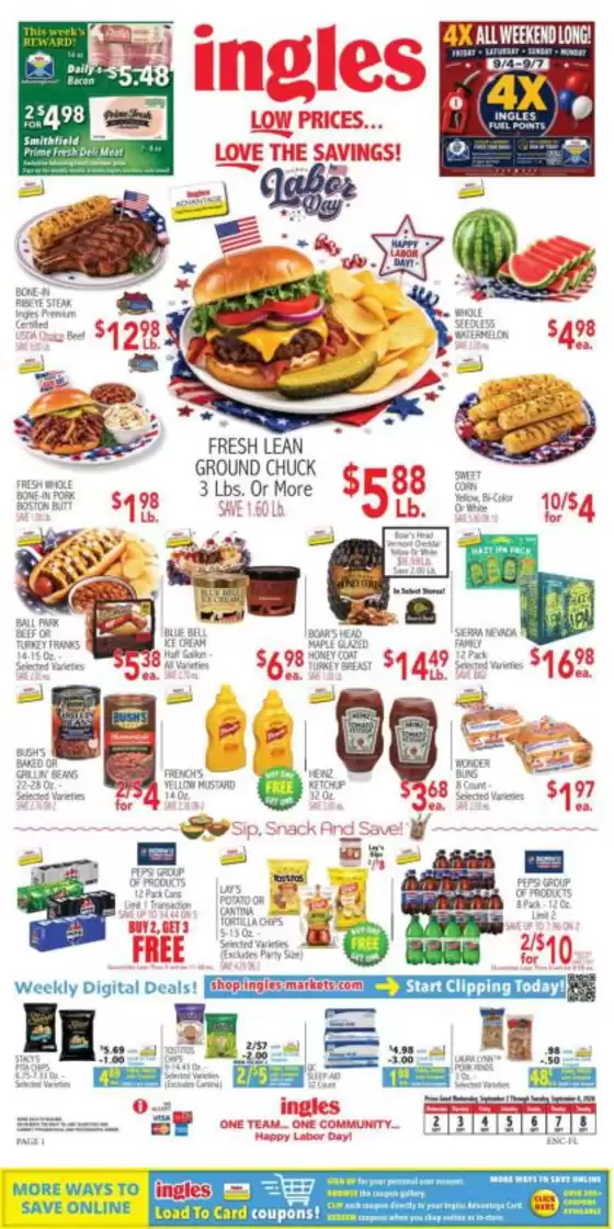 Ingles Markets catalogue in Winston Salem NC | Exclusive deals and bargains | 2026-09-04T00:00:00.000Z - 2026-09-07T00:00:00.000Z