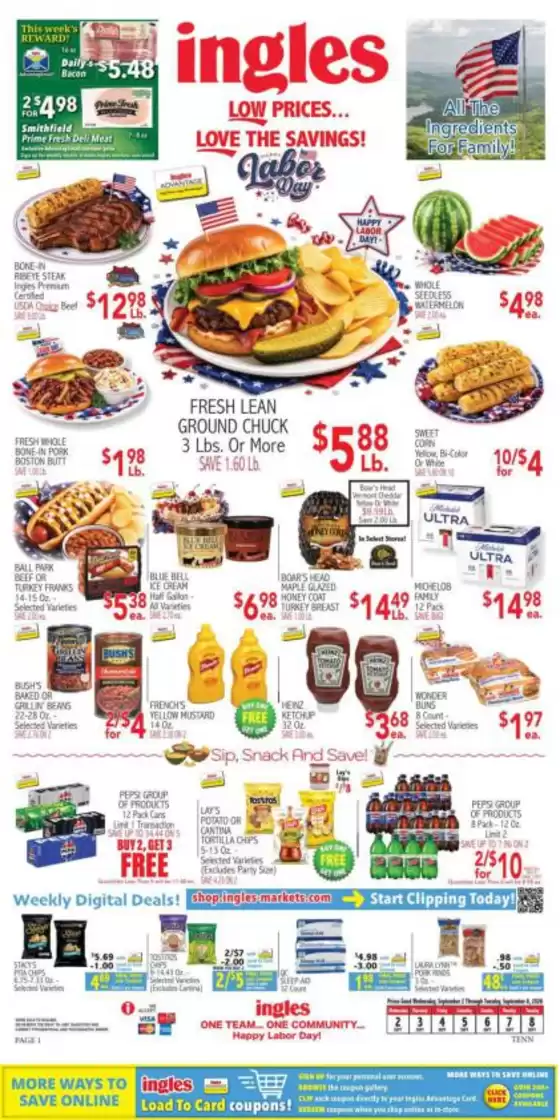 Ingles Markets catalogue | Our best offers for you | 2026-09-01T00:00:00.000Z - 2026-09-07T00:00:00.000Z