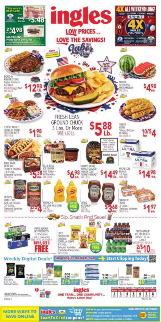 Ingles Markets catalogue | Current bargains and offers | 2026-09-04T00:00:00.000Z - 2026-09-07T00:00:00.000Z
