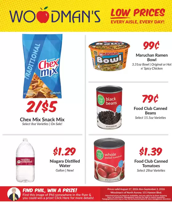Woodman's catalogue | Great discounts on selected products | 2026-08-27T00:00:00.000Z - 2026-09-02T00:00:00.000Z