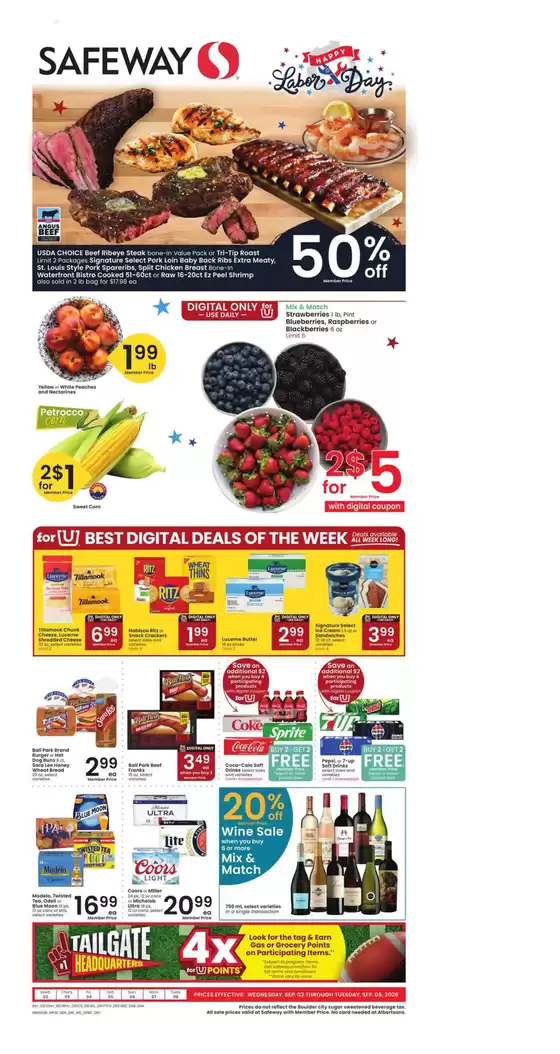 Safeway catalogue | Weekly Ad - Safeway - Denver | 2026-09-02T00:00:00.000Z - 2026-09-08T00:00:00.000Z