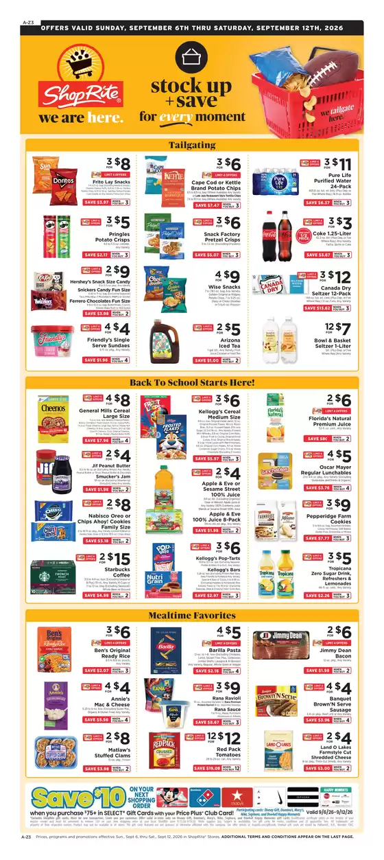 ShopRite catalogue in Greenvale NY | Our best offers for you | 2026-09-03T00:00:00.000Z - 2026-09-12T00:00:00.000Z