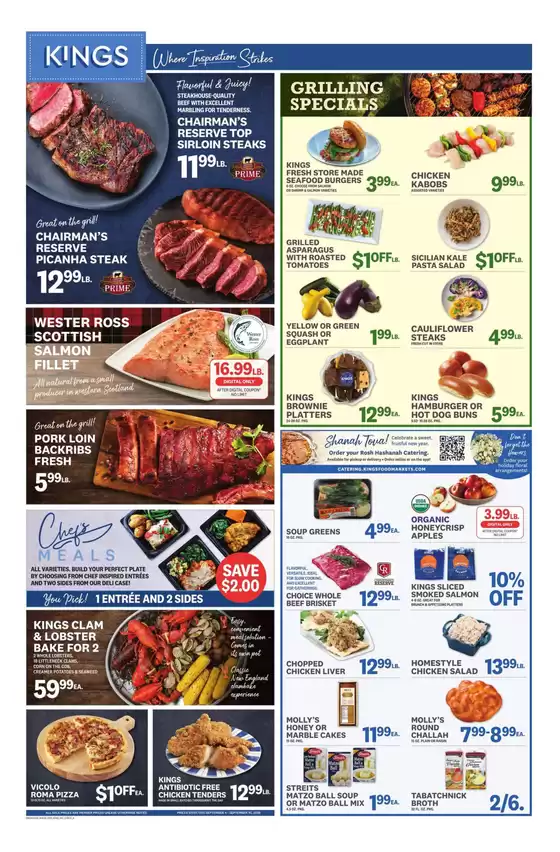 Kings Food Markets catalogue in Greenvale NY | Weekly Ad | 2026-09-04T00:00:00.000Z - 2026-09-10T00:00:00.000Z