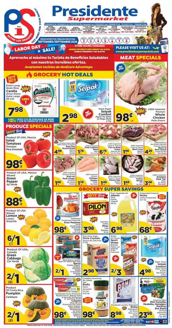 Presidente catalogue in Deerfield Beach FL | Great offer for bargain hunters | 2026-09-01T00:00:00.000Z - 2026-09-30T00:00:00.000Z