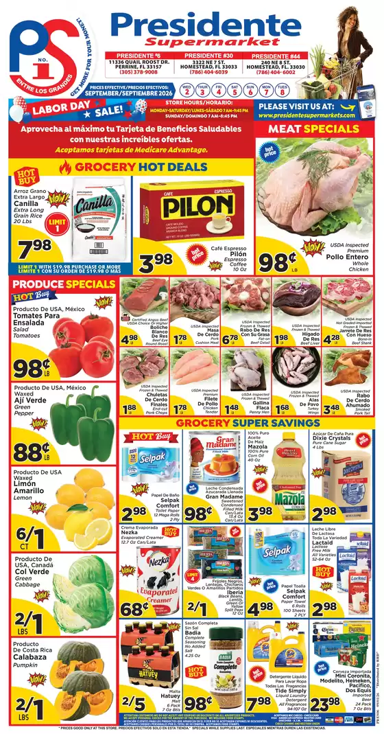 Presidente catalogue | Top offers for smart savers | 2026-09-01T00:00:00.000Z - 2026-09-30T00:00:00.000Z