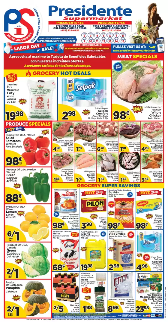 Presidente catalogue | Great offer for all customers | 2026-09-01T00:00:00.000Z - 2026-09-30T00:00:00.000Z