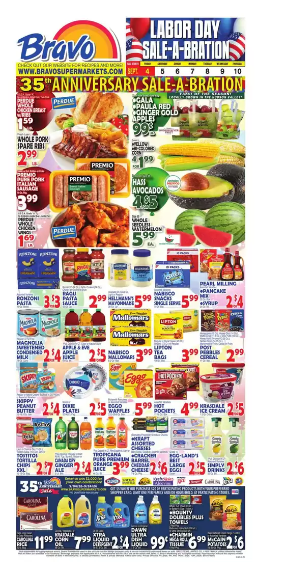 Bravo Supermarkets catalogue in Greenvale NY | Attractive special offers for everyone | 2026-09-04T00:00:00.000Z - 2026-09-10T00:00:00.000Z