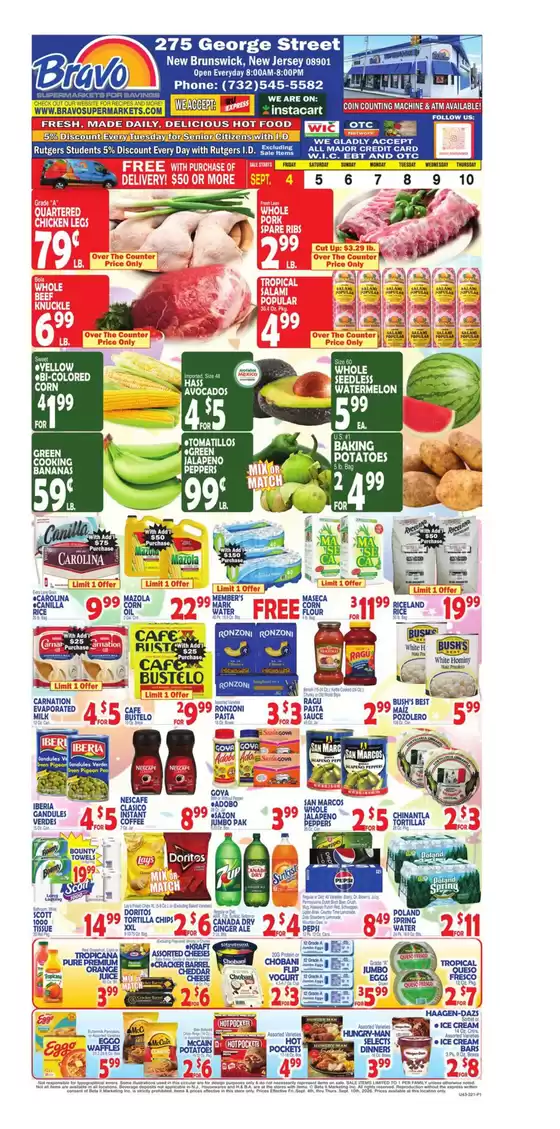 Bravo Supermarkets catalogue | Great discounts on selected products | 2026-09-04T00:00:00.000Z - 2026-09-10T00:00:00.000Z