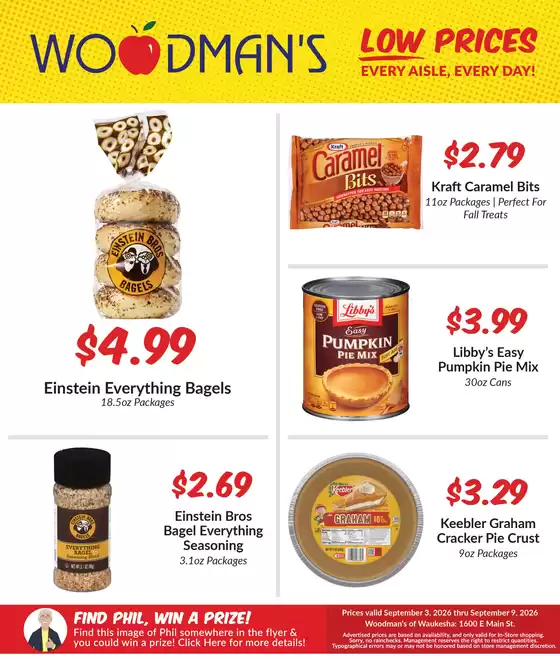 Woodman's catalogue in Greendale WI | Our best bargains | 2026-09-03T00:00:00.000Z - 2026-09-09T00:00:00.000Z