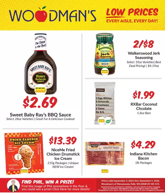 Woodman's catalogue | Discover attractive offers | 2026-09-03T00:00:00.000Z - 2026-09-09T00:00:00.000Z