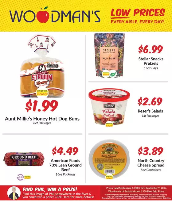 Woodman's catalogue in Wauconda IL | Attractive special offers for everyone | 2026-09-03T00:00:00.000Z - 2026-09-09T00:00:00.000Z