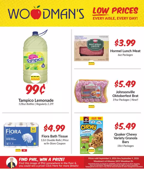 Woodman's catalogue | Woodman's weekly ad | 2026-09-03T00:00:00.000Z - 2026-09-09T00:00:00.000Z