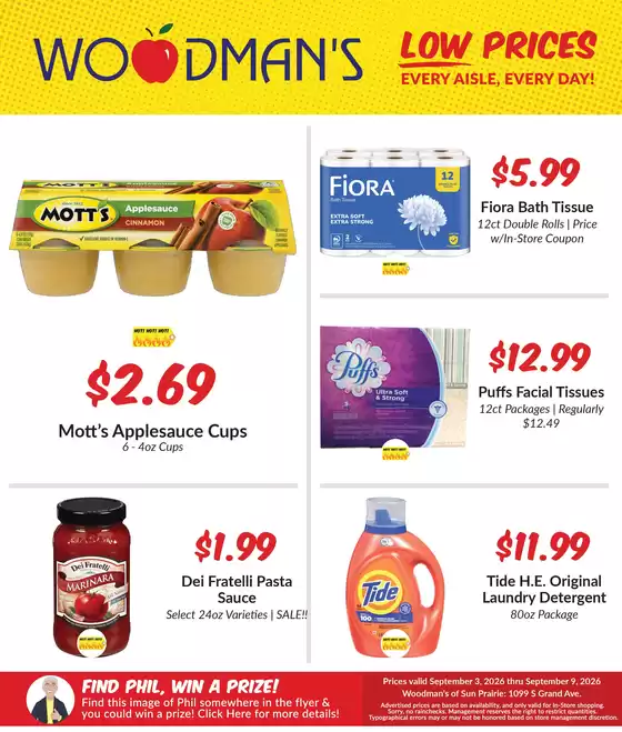Woodman's catalogue | New offers to discover | 2026-09-03T00:00:00.000Z - 2026-09-09T00:00:00.000Z