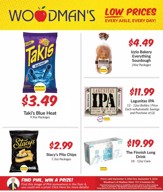 Woodman's catalogue | Offers for bargain hunters | 2026-09-03T00:00:00.000Z - 2026-09-09T00:00:00.000Z