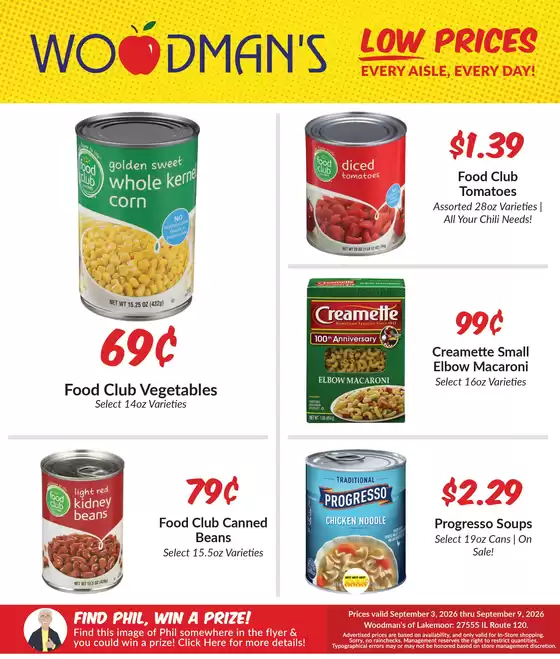 Woodman's catalogue in Wauconda IL | Our best deals for you | 2026-09-03T00:00:00.000Z - 2026-09-09T00:00:00.000Z
