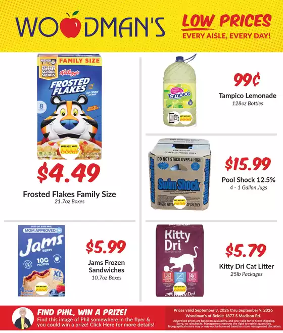 Woodman's catalogue in Machesney Park IL | Special offers for you | 2026-09-03T00:00:00.000Z - 2026-09-09T00:00:00.000Z