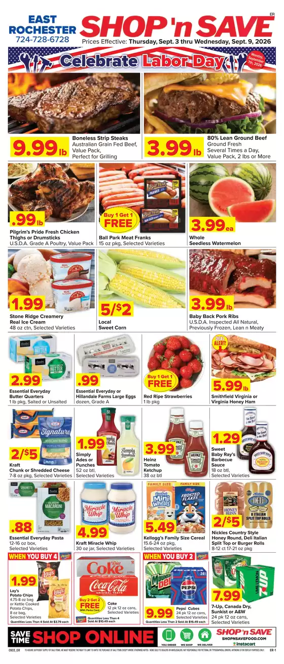 Shop 'n Save catalogue | Attractive special offers for everyone | 2026-09-03T00:00:00.000Z - 2026-09-09T00:00:00.000Z