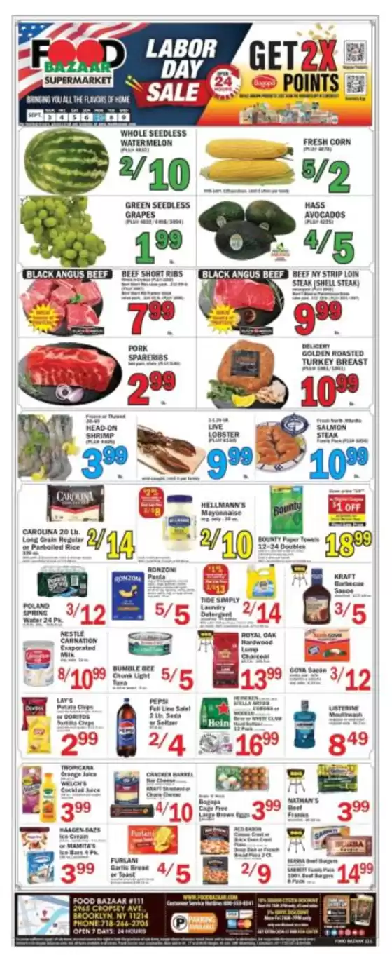 Food Bazaar catalogue | Great offer for all customers | 2026-09-03T00:00:00.000Z - 2026-09-09T00:00:00.000Z