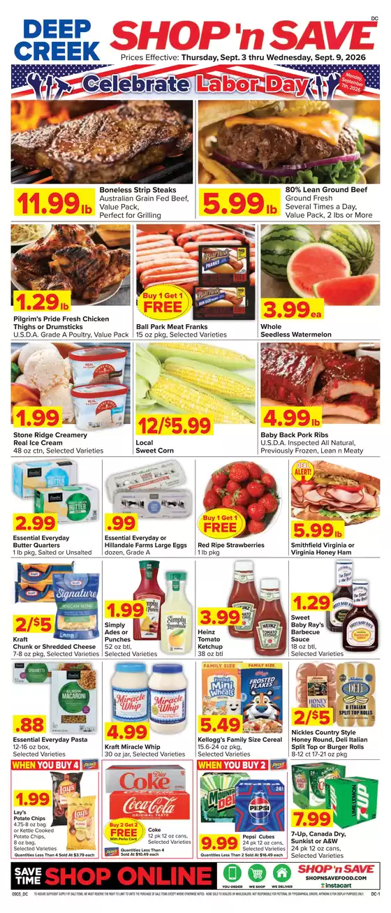Shop 'n Save catalogue | Great offer for bargain hunters | 2026-09-03T00:00:00.000Z - 2026-09-09T00:00:00.000Z