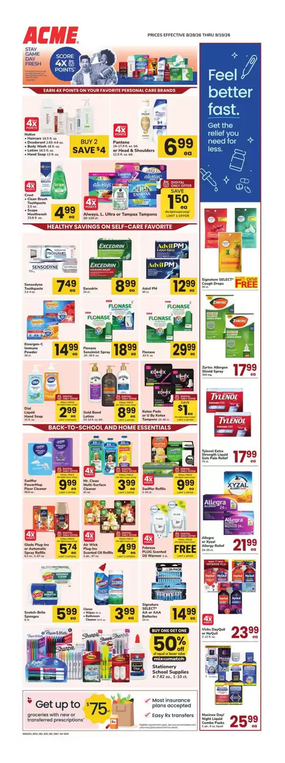 ACME catalogue in Warminster PA | Acme Markets - GMI | 2026-08-28T00:00:00.000Z - 2026-09-10T00:00:00.000Z