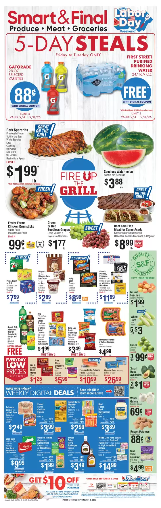 Smart & Final catalogue | Offers for bargain hunters | 2026-09-04T00:00:00.000Z - 2026-09-08T00:00:00.000Z