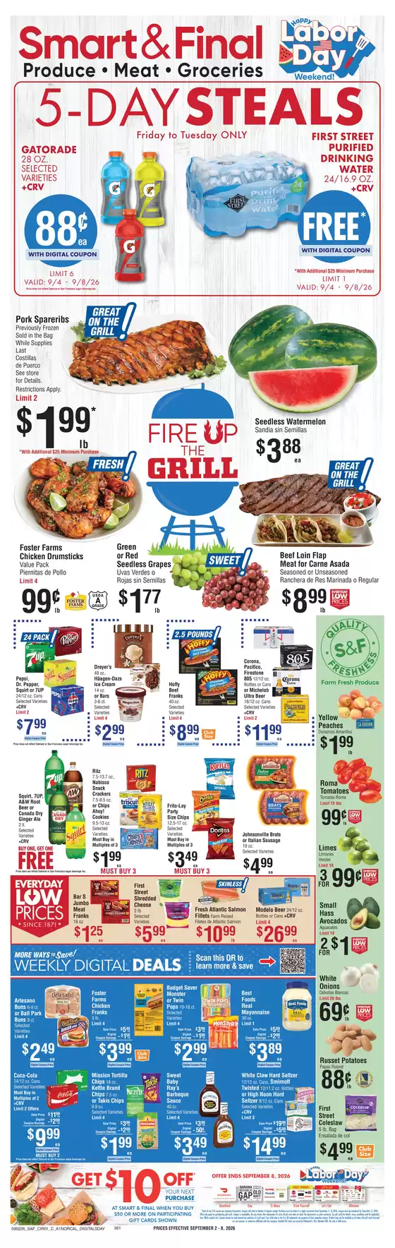 Smart & Final catalogue | Great discounts on selected products | 2026-09-04T00:00:00.000Z - 2026-09-08T00:00:00.000Z