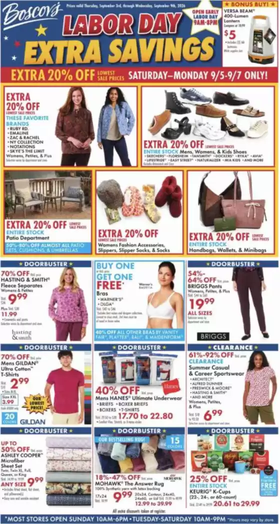 Boscov's catalogue | Weekly Ads Boscov's | 2026-09-03T00:00:00.000Z - 2026-09-09T00:00:00.000Z
