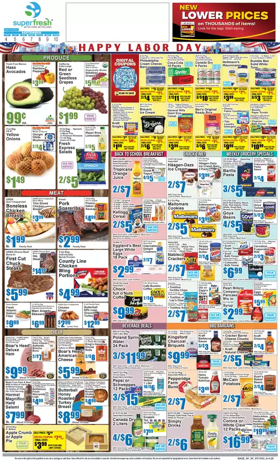 Super Fresh catalogue | Super Fresh weekly ad | 2026-09-04T00:00:00.000Z - 2026-09-10T00:00:00.000Z