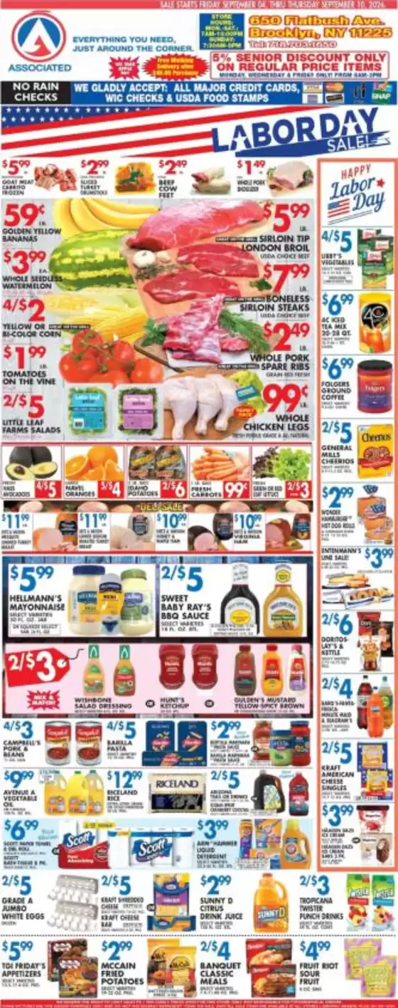 Associated catalogue | Great offer for all customers | 2026-09-04T00:00:00.000Z - 2026-09-10T00:00:00.000Z