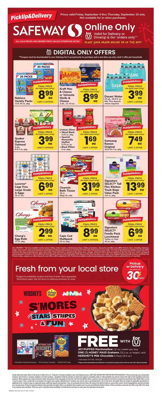 Safeway catalogue in Arnold MD | Safeway - Eastern - SP | 2026-09-04T00:00:00.000Z - 2026-09-10T00:00:00.000Z