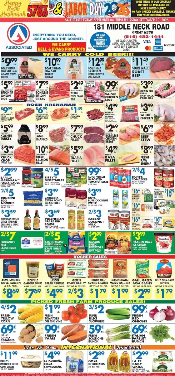 Associated catalogue | Special offers for you | 2026-09-04T00:00:00.000Z - 2026-09-10T00:00:00.000Z