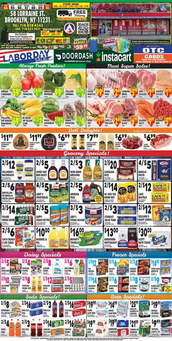 Associated catalogue in Woodhaven NY | Exclusive bargains | 2026-09-04T00:00:00.000Z - 2026-09-10T00:00:00.000Z