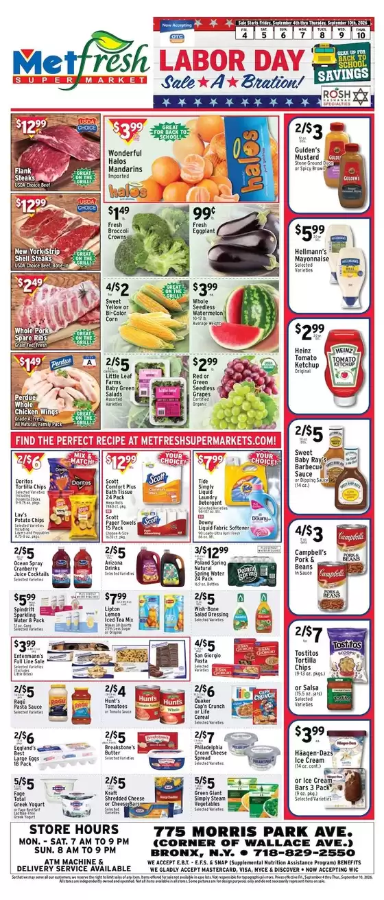 Met Foodmarkets catalogue in Greenvale NY | Wide range of offers | 2026-09-04T00:00:00.000Z - 2026-09-10T00:00:00.000Z