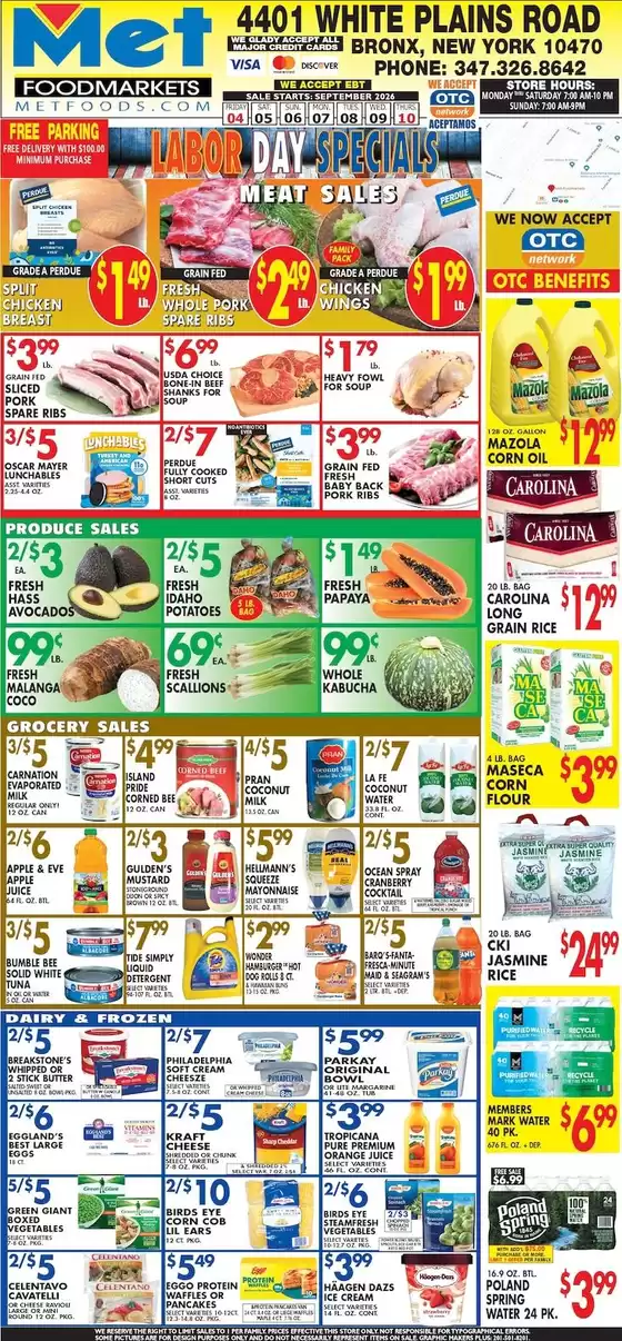 Met Foodmarkets catalogue in Greenvale NY | Exclusive deals and bargains | 2026-09-04T00:00:00.000Z - 2026-09-10T00:00:00.000Z