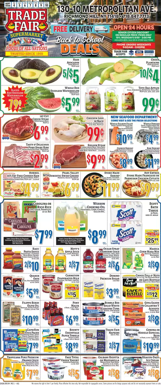 Trade Fair Supermarket catalogue | Our best offers for you | 2026-09-04T00:00:00.000Z - 2026-09-10T00:00:00.000Z