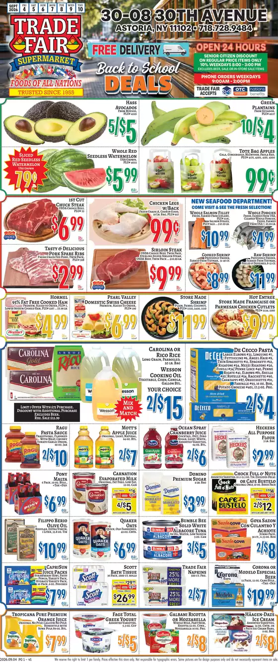 Trade Fair Supermarket catalogue | Our best deals for you | 2026-09-04T00:00:00.000Z - 2026-09-10T00:00:00.000Z